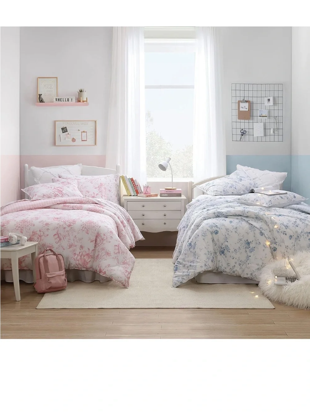 Laura Ashley - King Comforter Set, Soft & Reversible Cotton Bedding